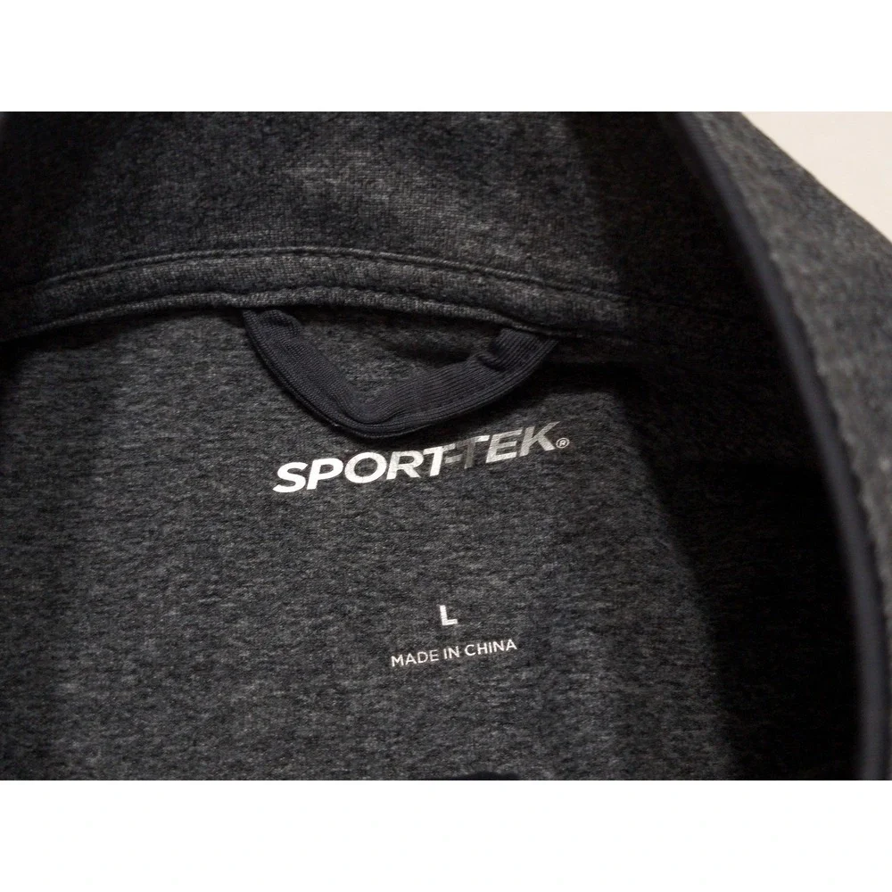 SPORT-TEK AdventHealth Full Zip Performance Jacket Stretch Gray Men's Large L